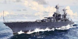 Model pancernika USS Tennessee 1/700 do sklejania Trumpeter 05781