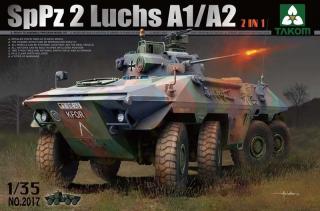 Model pływającego bojowego wozu Luchs A1/A2 do sklejania Takom 2017