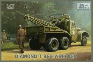 Model pojazdu holowniczego Diamond T969 w skali 1:72 IBG 72020 do sklejania