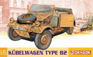 Model pojazdu Kubelwagen Type 82 - Dragon 75003 skala 1:6