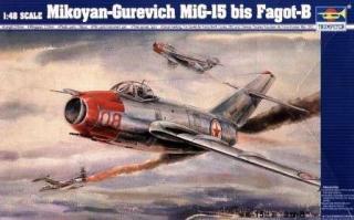 Model radzieckiego myśliwca Mig15 Fagot, Trumpeter 02806