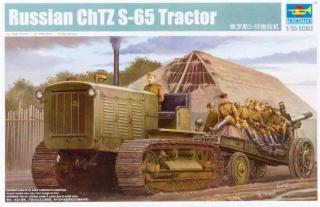 Model redukcyjny ciągnika artyleryjskiego ChTZ S65 skala 1/35, Trumpeter 05538