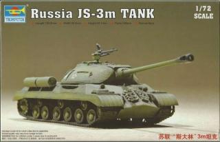 Model redukcyjny ciężkiego czołgu JS-3m w skali 1/72, Trumpeter 07228