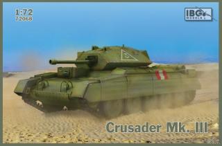 Model redukcyjny czołgu Crusader Mk.III w skali 1:72 IBG 72068