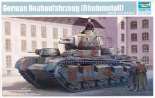Model redukcyjny czołgu do sklejania Neubaufahrzeug (Rheinmetall)