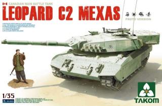 Model redukcyjny czołgu Leopard C2 Mexas skala 1:35, Takom 2003