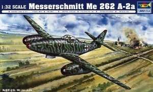 Model redukcyjny Messerschmitt Me-262a-2a skala 1/32, Trumpeter 02236