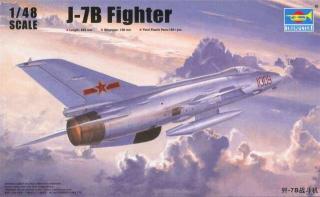 Model redukcyjny myśliwca J-7B Fighter w skali 1:48 do sklejania