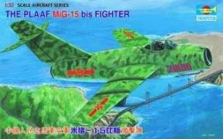 Model redukcyjny myśliwca Mig-15 Bis skala 1/32, Trumpeter 02204