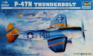 Model redukcyjny myśliwca P-47N Thunderbolt skala 1/32, Trumpeter 02265