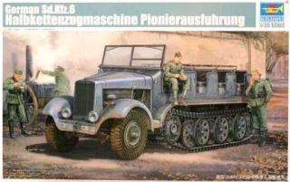 Model redukcyjny niemieckiego ciągnika półgąsieniocwego Sd.Kfz. 6 Trumpeter 05530