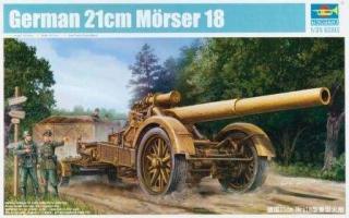 Model redukcyjny niemieckiej haubicy 210mm Morser18, Trumpeter 02314