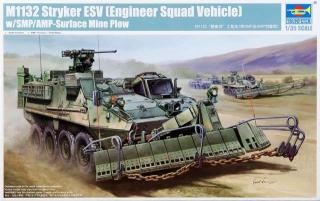 Model redukcyjny pojazdu Stryker M1132 Trumpeter 01575