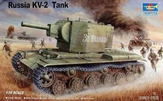 Model redukcyjny radzieckiego czołgu KV-2skala 1:35, Trumpeter 00312