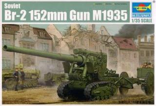 Model redukcyjny radzieckiej armaty 152mm BR-2, Trumpeter 02338