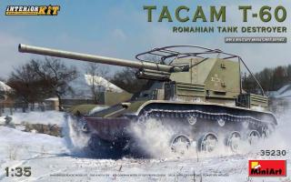 Model rumuńskiego niszczyciela czołgów Tacam T-60 z wnętrzem MiniArt 35230