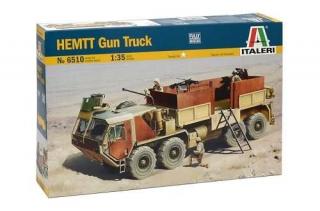 Model samochodu ciężarowego HEMTT do sklejania Italeri 6510