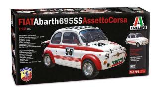 Model samochodu Fiat Abarth 695SS/Assetto Corsa - Italeri 4705