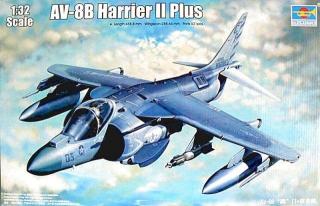 Model samolotu AV-8B Plus Harrier II do sklejania w skali 1:32