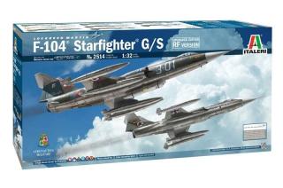 Model samolotu F-104 G/S Starfighter do sklejania - Italeri 2514