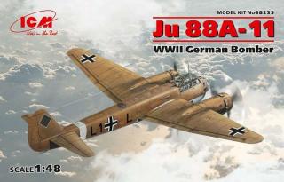 Model samolotu Junkers Ju 88A-11 do sklejania - ICM 48235 1:48