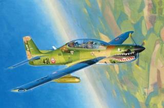 Model samolotu treningowego Embraer EMB312 Tucano - Hobby Boss 81763