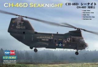 Model śmigłowca CH-46 sea knight do sklejania - Hobby Boss 87213