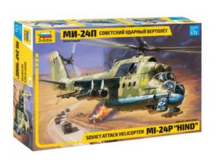 Model śmigłowca Mi-24P Hind do sklejania Zvezda 7315 skala 1:72