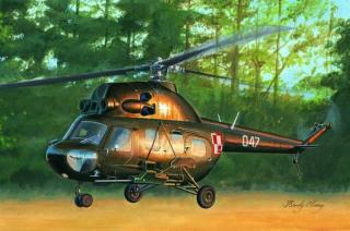 Model śmigłowca Mi-2US Hoplite polskie oznaczenia - Hobby Boss 87242