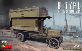 Model wojskowego busa z okresu WWI B-Type MiniArt 39001