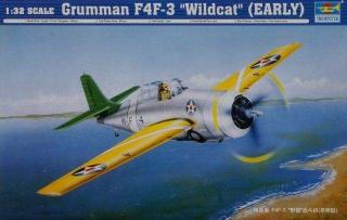 Modle samolotu F4F-3 Wildcat (Early) w skali 1:32 Trumpeter 02255