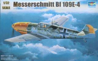 Myśliwiec Messerschmitt Bf109E-4 w skali 1:32 do sklejania Trumpeter 02289