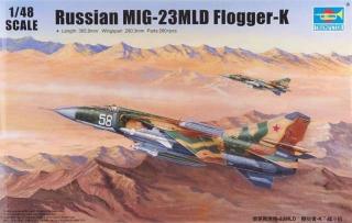 Myśliwiec MiG-23 MLD Flogger-K do sklejania w skali 1:48