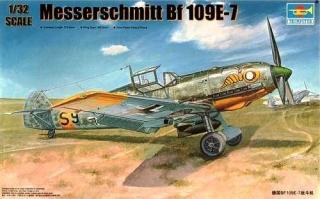 Niemiecki myśliwiec Messerschmitt Bf 109E-7 do sklejania 02291