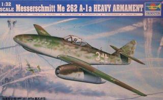 Niemiecki myśliwiec odrzutowy Messerschmitt Me262 A1-a Trumpeter 02260