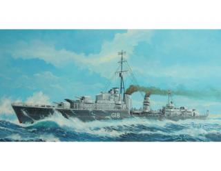 Niszczyciel HMS Zulu z 1941roku w skali 1:700 Trumpeter 05758 do sklejania