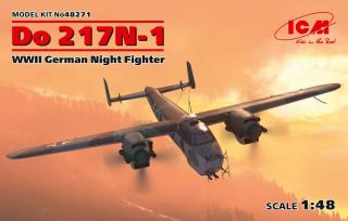 Nocny myśliwiec DO-217n-1 w skali 1:48 do sklejania ICM 48271