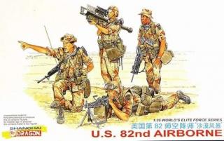 Plastikowe figurki amerykańskich żołnierzy do sklejania Dragon 3006