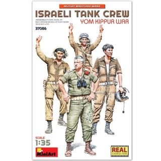 Plastikowe figurki izraelskiej załogi czołgów 1:35 MiniArt 37086