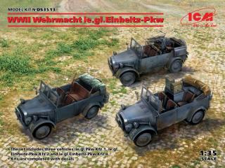 Plastikowe modele pojazdów Wehrmachtu do sklejania 1:35 ICM DS3513