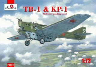 Plastikowe modele samolotów TB-1 i KP-1 1:72 Amodel 72351