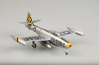 Plastikowy gotowy sklejony i pomalowany model F-84E Thunderjet Easy Model 37106 skala 1:72