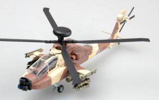 Plastikowy gotowy sklejony i pomalowany model helikoptera AH-64D Easy Model 37032 skala 1:72