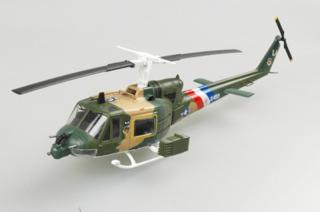 Plastikowy gotowy sklejony i pomalowany model helikoptera UH-1F Huey Easy Model 36916 skala 1:72