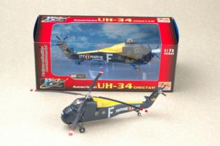 Plastikowy gotowy sklejony i pomalowany model helikoptera UH-34 Choctaw Easy Model 37013 skala 1:72