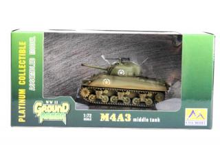 Plastikowy gotowy sklejony i pomalowany model M4A3 Sherman - Easy Model 36255 skala 1:72