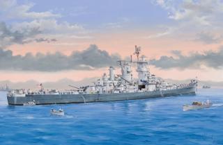 Plastikowy model amerykańskiego krążownika USS Guam CB-2 do sklejania w skali 1:350 z firmy Hobby Boss nr 86514