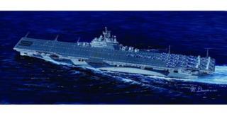 Plastikowy model amerykańskiego lotniskowca USS Yorktown CV-10 do sklejania w skali 1:700 z firmy Trumpeter nr 05729