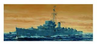 Plastikowy model amerykańskiego niszczyciela USS England DE-635 do sklejania w skali 1:350 z firmy Trumpeter nr katalogowy 05305