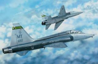 Plastikowy model amerykańskiego samolotu Northrop T-38C Talon II do sklejania w skali 1:48 z firmy Trumpeter nr 02876